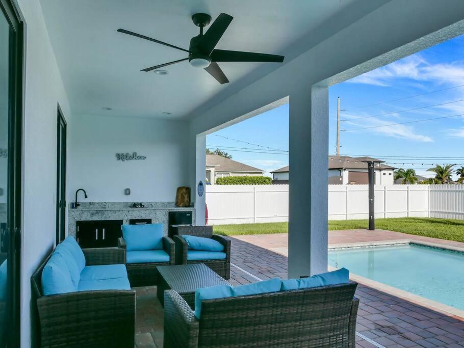 Casa Sevilla, Heated Pool, Sleeps 9, 4B3B Cape Coral Exteriör bild