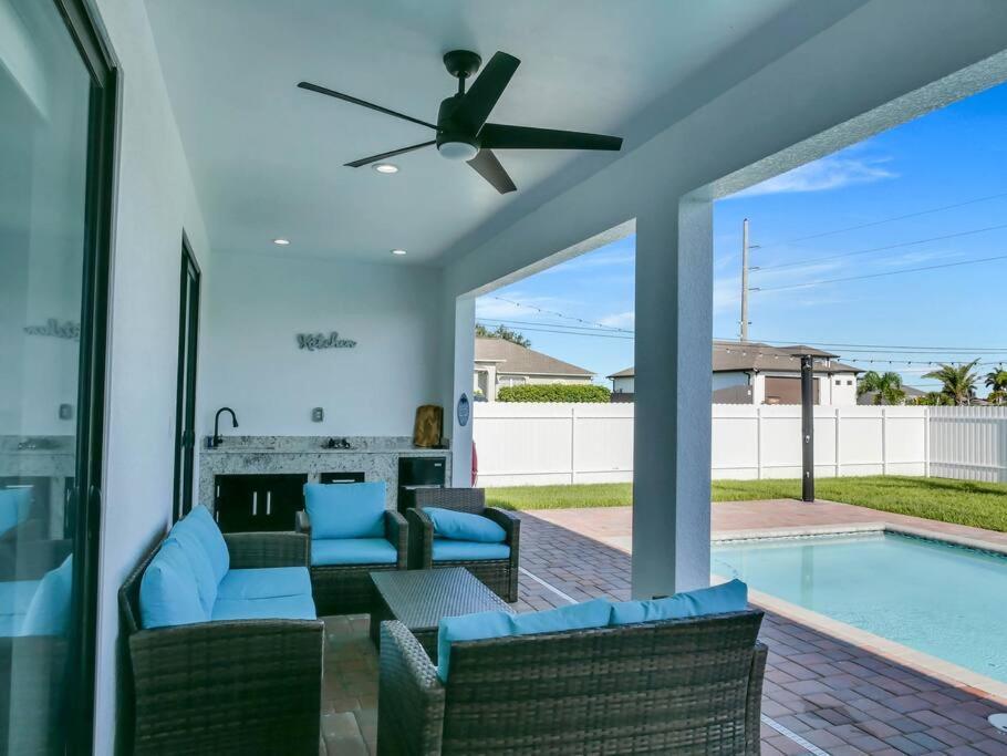 Casa Sevilla, Heated Pool, Sleeps 9, 4B3B Cape Coral Exteriör bild